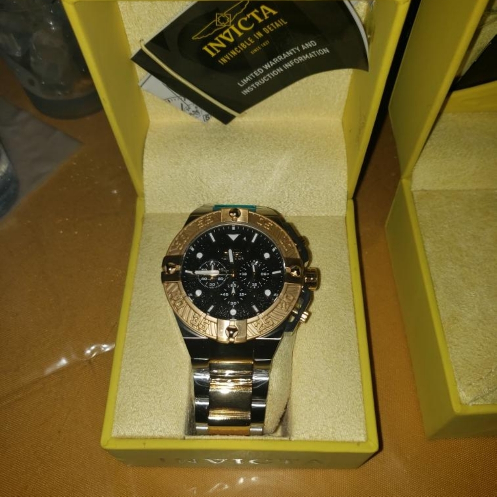 New Invicta Men's 50mm BLUE DEVIL Bolt Chrono High